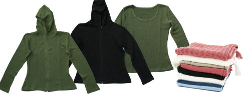 De nieuwe shirts en shawls van Ecolution