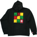 De Element hoody Rasta Block
