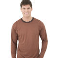 Bamboe Heren Shirt 2 zijdig draagbaar bruin