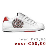 De witte Churchill sneaker van Element