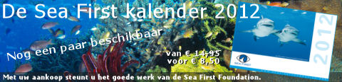 Nog een paar beschikbaar! De Sea First Foundation kalender 2012