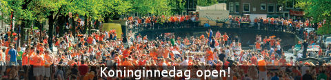 We zijn op koninginnedag open!