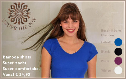 Bamboe shirts, super zacht, super comfortabel, vanaf 24,90 euro.