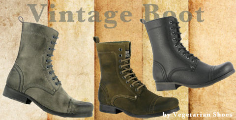 De Vintage Boot van Vegetarian Shoes