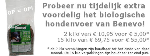 Probeer voordelig Benevo Biologisch hondenvoer