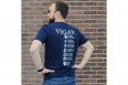 Vegan Print shirt - Navy