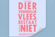 Sticker 10x10 - Diervriendelijk vlees bestaat niet