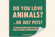 Sticker 10x10 - Do you love animals? ... or just pets?