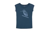 Raglan Shirt Kingfisher Bamboo - Denim Blue