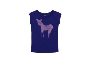 Raglan Shirt My Deer Friend - Peacock Blue