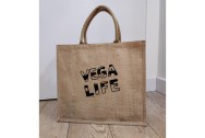 Jute Tas Met Motas & VEGA-LIFE opdruk