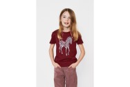 Päälä Kindershirt Zebra Foal - Burgundy
