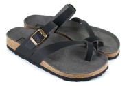 Toe Strap Sandal - Black