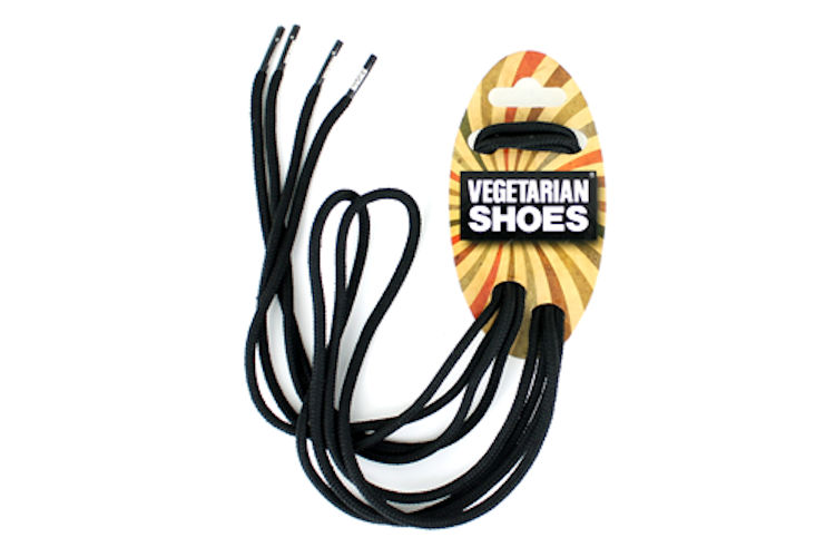 Vegetarian Shoes Laces VS Tag - Zwart