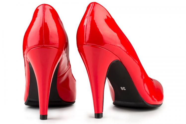 Eco Vegan Shoes Estelle high heels - Red