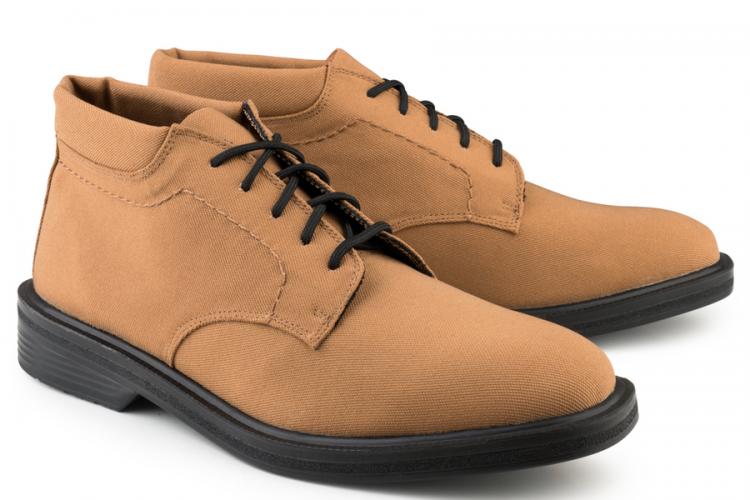 Eco Vegan Shoes London walker boot - Brown