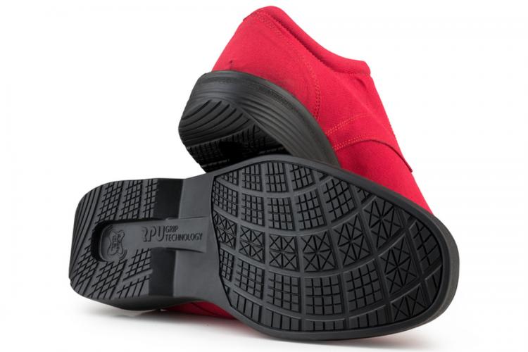 Eco Vegan Shoes London walker - Rood