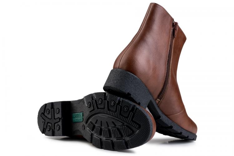 Eco Vegan Shoes Ankle boot - Brown