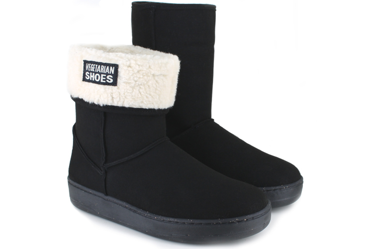 Vegetarian Shoes Snugge Boot - Black