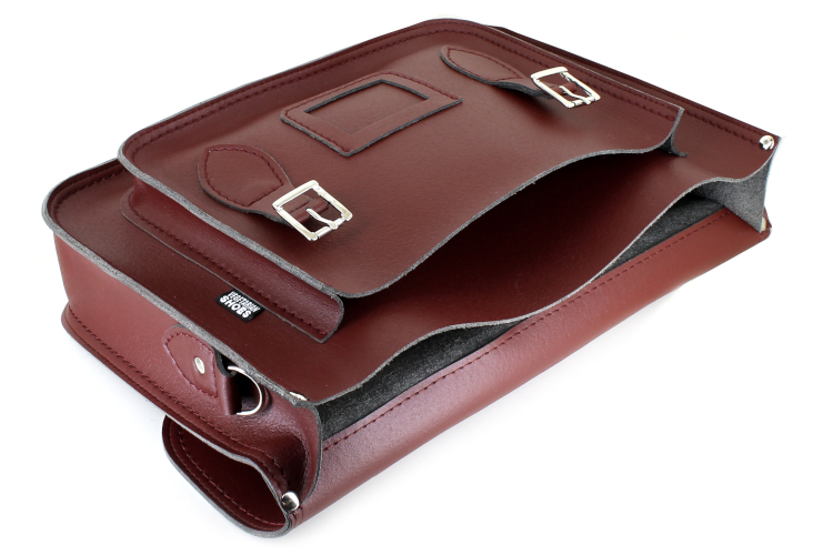 Vegetarian Shoes Tas - Cycle Satchel - Cherry Red