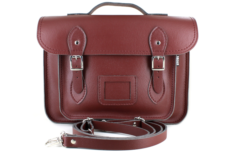 Vegetarian Shoes Tas - Cycle Satchel - Cherry Red