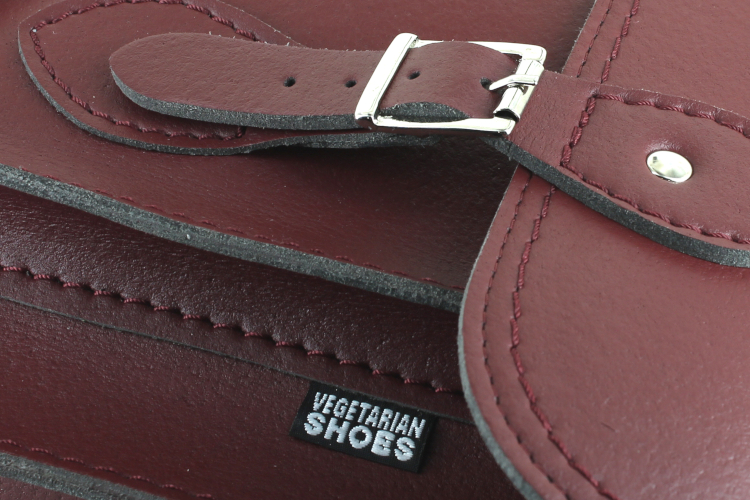 Vegetarian Shoes Tas - Cycle Satchel - Cherry Red