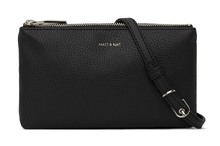 Matt & Nat Crossbody Bag Purity Triplet - Black