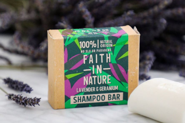 Faith in Nature Shampoo Bar Lavendel & Geranium