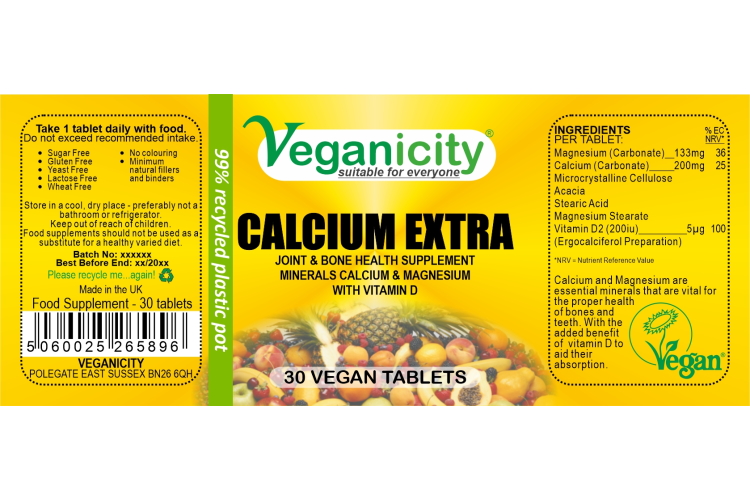 Veganicity Calcium Extra