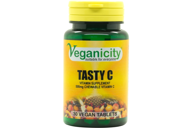 Veganicity Tasty C 500mg chewable Vitamin C