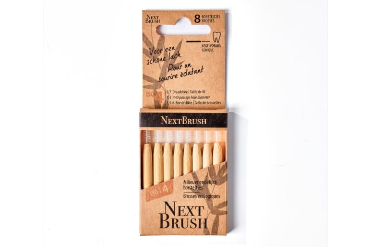 NextBrush Bamboe interdentale ragertjes ISO 4 - Naturel