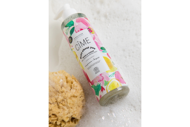 CÎME  Nuts about you wash & scrub
