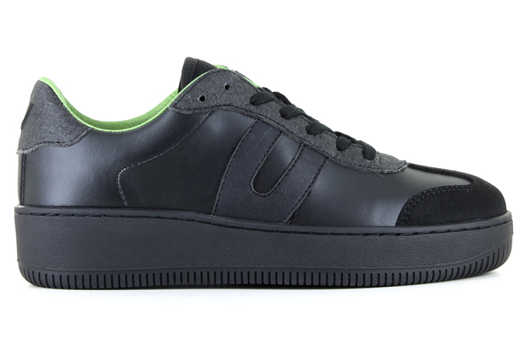 Vegetarian Shoes Cheatah Apple Dream - Black