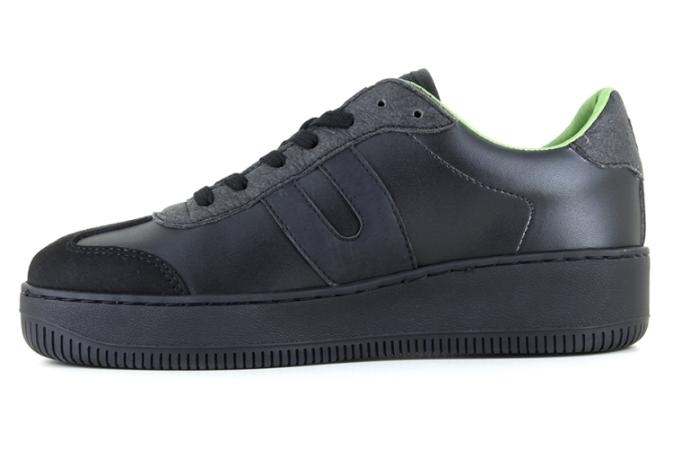Vegetarian Shoes Cheatah Apple Dream - Black