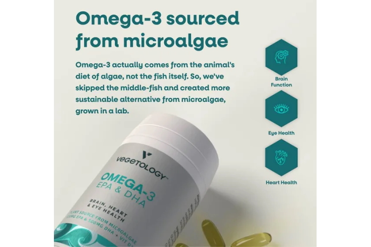 Vegetology Omega-3 EPA DHA