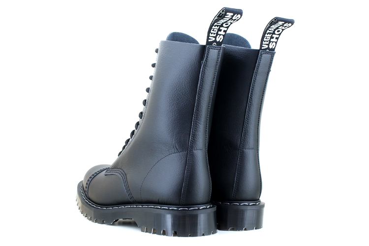 Vegetarian Shoes Airseal 11 eye Boot - Black