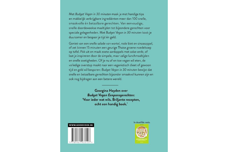 Boek Budget Vegan in 30 minuten