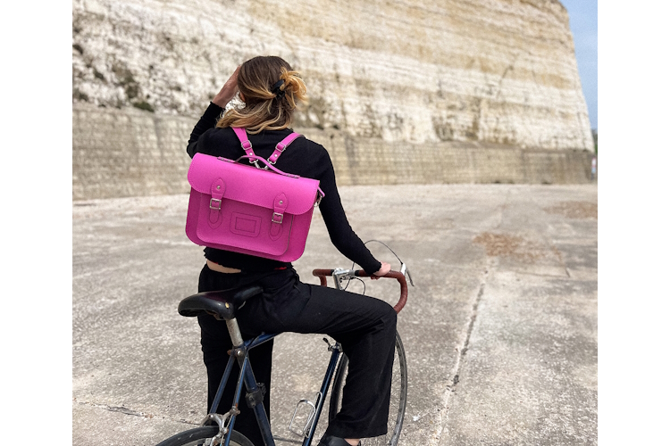 Vegetarian Shoes Tas - Cycle Satchel - Pink