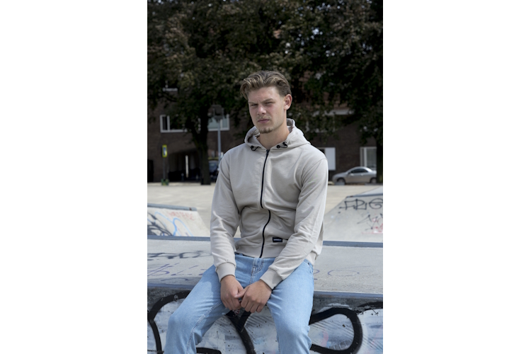 common era Hooded Sweatvest Vance - Dust