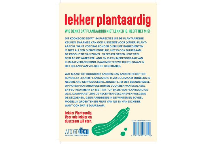 Boek Lekker Plantaardig 144 vegan recepten