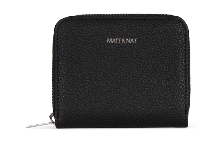 Matt & Nat Wallet Grain Rue - Black