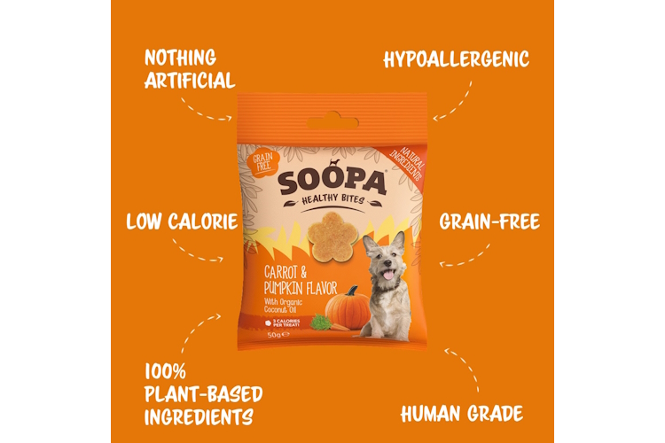 Soopa Healthy Bites - Wortel en Pompoen