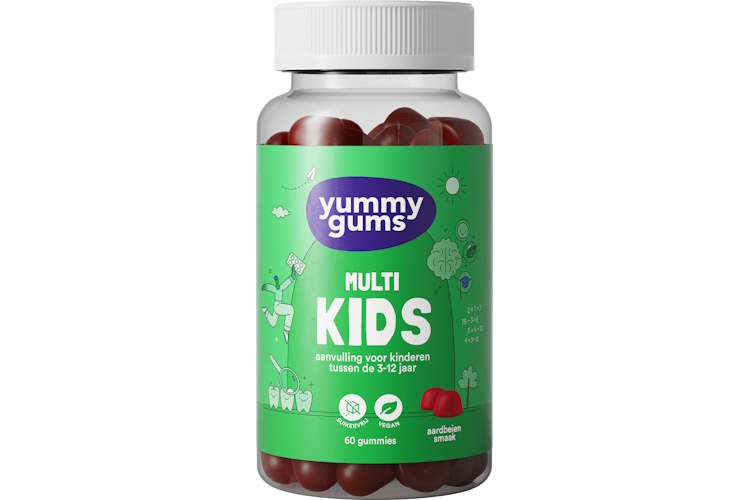 Yummy gums Kids suikervrij 60 st.