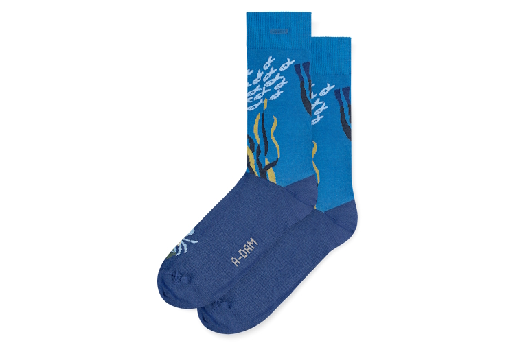 A-dam Sokken Blue Underwater