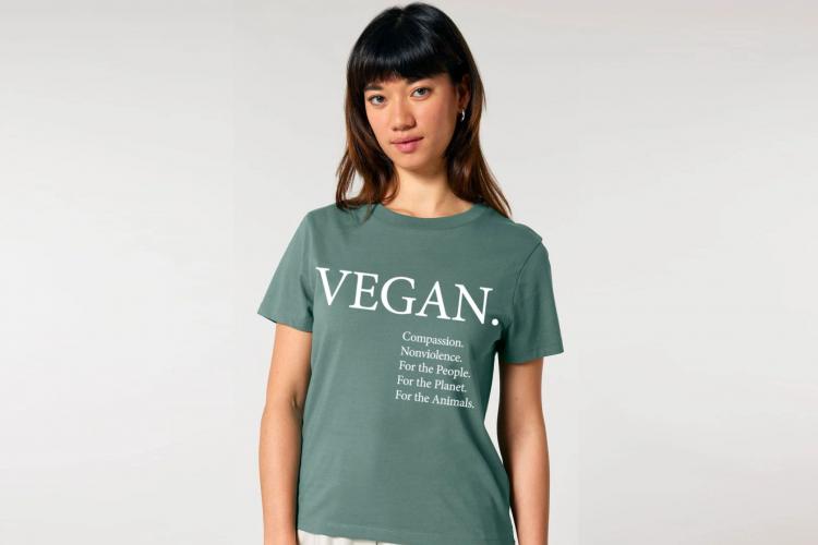 VEGA-LIFE T-Shirt Vegan Print - Green Bay
