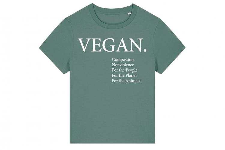 VEGA-LIFE T-Shirt Vegan Print - Green Bay