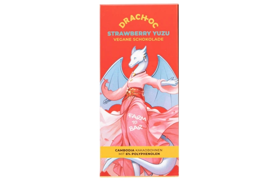 Drach-oc Strawberry Yuzu - Chocolate Bar