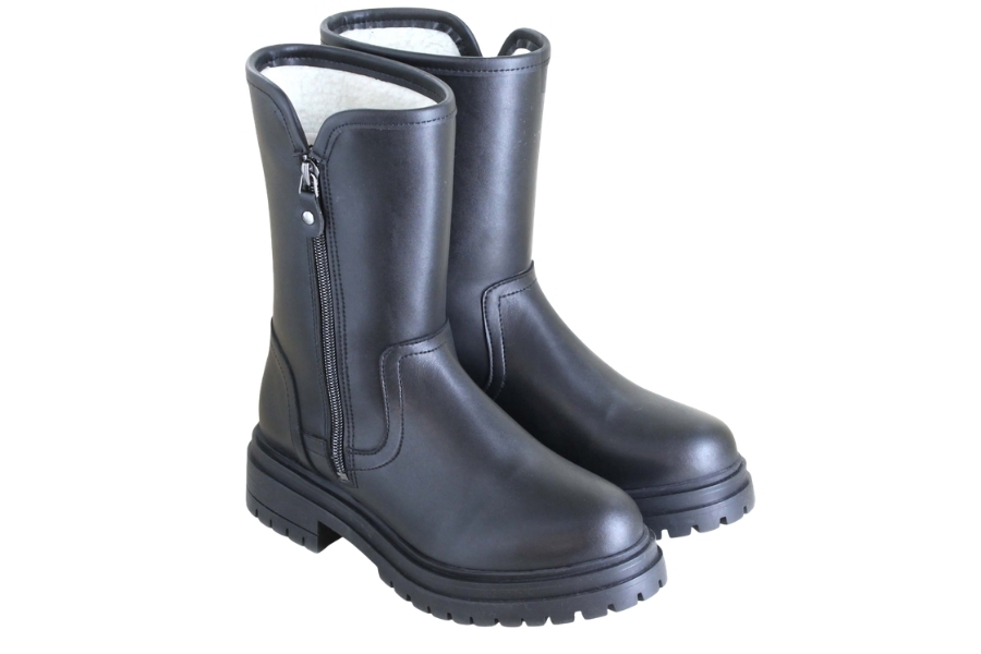 Vegetarian Shoes Frieda Boot (Black)