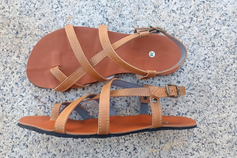 BioWorld Footwear Barefoot Sandaal Hector - Camel