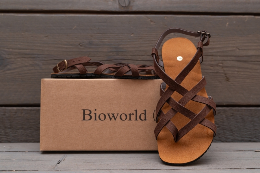 BioWorld Footwear Barefoot Sandaal Adriano - Suede Brown
